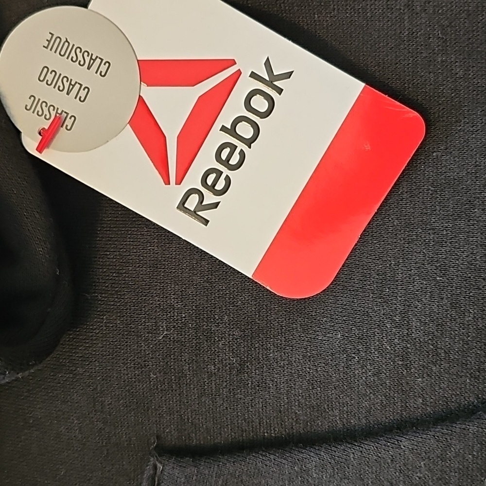 💲⬇️NWT | Unisex Reebok Men's Black Hoodie XL - Picture 3 of 7